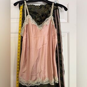 Ararat Silent Journey Camo Wide Leg & Silk Lace Camisole